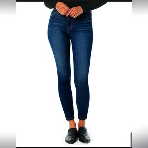 JOE'S JEANS Skinny, high rise, dark wash